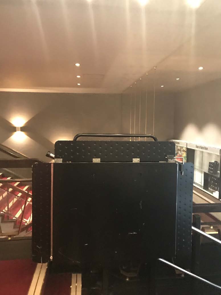 A stairlift in the Peacock Theatre 